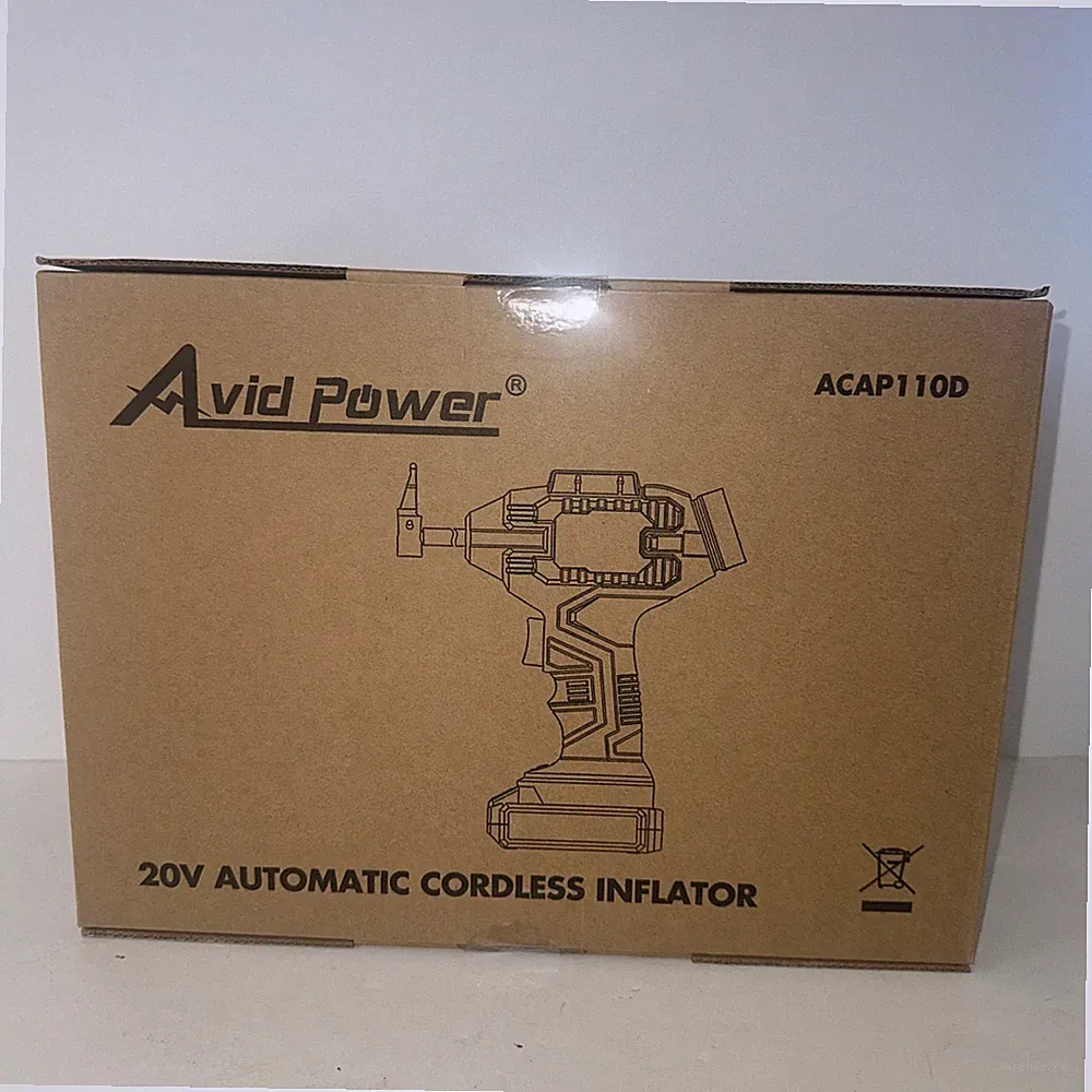 Avid Power 20V Cordless Car Tire Air Compressor Bundle
